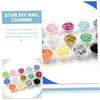 HONMEET Star Nail Glitter Sequin Charms for Gel Polish view 2