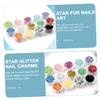 HONMEET Star Nail Glitter Sequin Charms for Gel Polish view 3