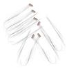 HONMEET 6-Piece PET Hair Tinsel with Glitter Effect and Cutting Function, Glitter Hair Extensions for Women, Daily Styling and Halloween view 1