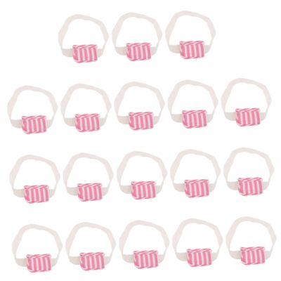 18-Piece Pink Adjustable Diaper Fastening Belt Set for Babies