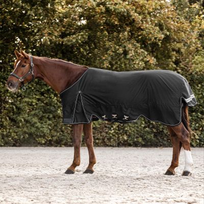 Waldhausen Scandic Outdoor Horse Blanket, 100 g, Black, 125 cm