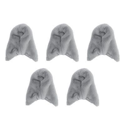 BESPORTBLE 5-Piece Warm Bird Cage Nest Covers, Soft, Breathable and Washable, Medium Gray