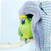 BESPORTBLE 5-Piece Warm Bird Cage Nest Covers, Soft, Breathable and Washable, Medium Gray view 4