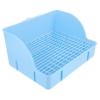 CIYODO Large Lightweight Plastic Removable Rabbit Toilet with Grid and Side Rim view 1