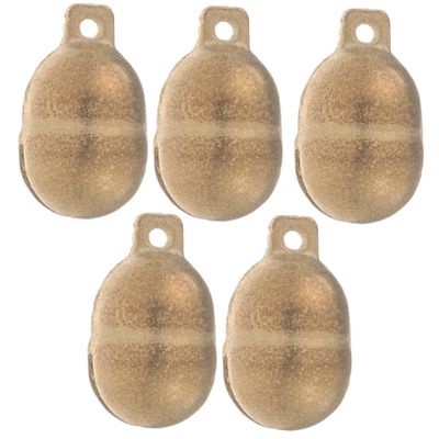 CORHAD 5-Piece Pet Bells for Dog Collars, DIY Creative Copper Bells for Small Dogs and Cats, Decorative and Functional Charms with Clear Sound