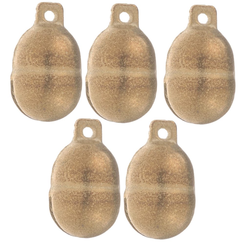 CORHAD 5-Piece Pet Bells for Dog Collars, DIY Creative Copper Bells for Small Dogs and Cats, Decorative and Functional Charms with Clear Sound