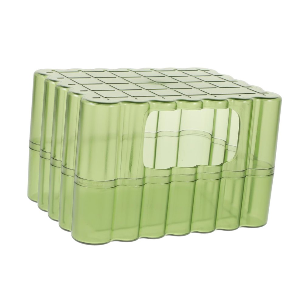 CIYODO Transparent Hamster Sand Bath Container, Small Pet Bathtub and Chinchilla Bath
