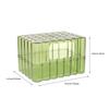 CIYODO Transparent Hamster Sand Bath Container, Small Pet Bathtub and Chinchilla Bath view 2