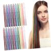 20 Glitter Hair Strands for Braiding, 90 cm view 1
