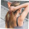 20 Glitter Hair Strands for Braiding, 90 cm view 4