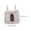 BESPORTBLE 4-Piece Hanging Hay Bags for Small Pets view 4