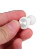 Noise-Reducing Silicone Earplugs with CD Pattern, Silver-White view 2