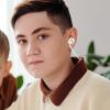 Noise-Reducing Silicone Earplugs with CD Pattern, Silver-White view 3