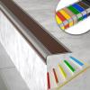 Non-Slip Stair Transition Strip, Self-Adhesive Rubber Edge Protector view 1