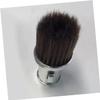 AUTSUPPL 2-Piece Barber Neck Duster Brush Set, Silver view 2