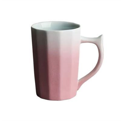 RNNYWDRQ Ceramic Coffee Mug, 350 ml, Gradient Color, Color D