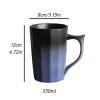 RNNYWDRQ Ceramic Coffee Mug, 350 ml, Gradient Color, Color D view 2