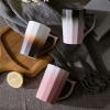 RNNYWDRQ Ceramic Coffee Mug, 350 ml, Gradient Color, Color D view 4