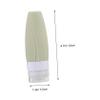 Baluue 12-Piece Refillable Travel Bottles, Leakproof Cosmetic Containers for Shampoo, Lotion and Liquids view 4