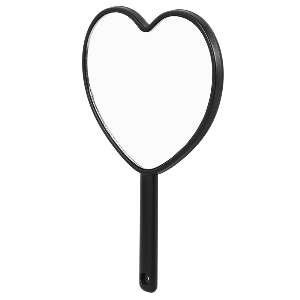 Baluue Lightweight Heart-Shaped Hand Mirror with Handle
