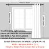 CHENMIAO Blackout Thermal Curtains, 250 x 60 cm, Light Gray view 4