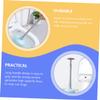 TINEASUR Bathroom and Toilet Plunger with Long Handle and Strong Suction view 4