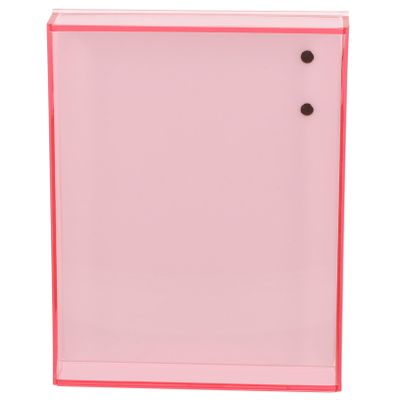 Pink Acrylic Eyelash Organizer Case for Girls with Insert