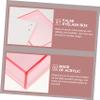 Pink Acrylic Eyelash Organizer Case for Girls with Insert view 3