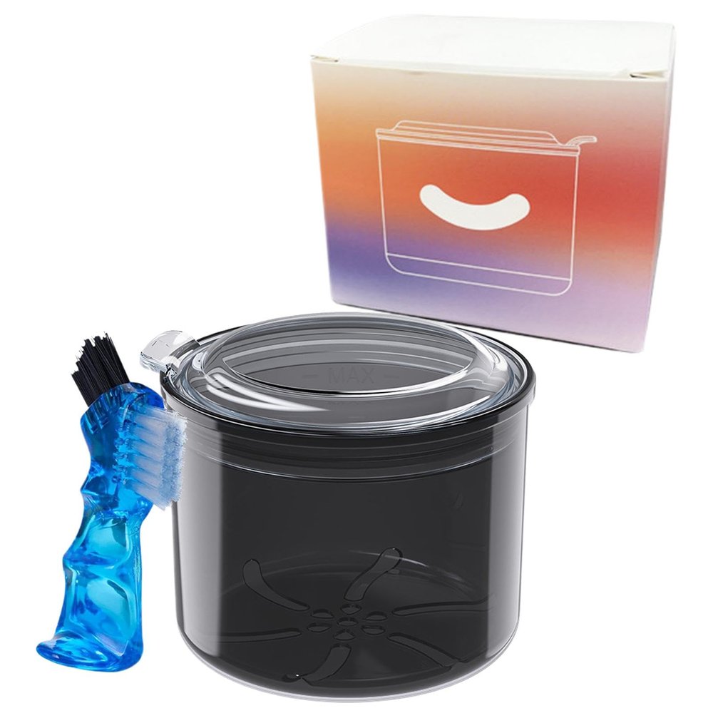 Denture Soaking Case with Drain Basket