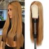 Sapphirewigs 26-Inch Straight Lace Front Wig, Yellow-Brown view 1