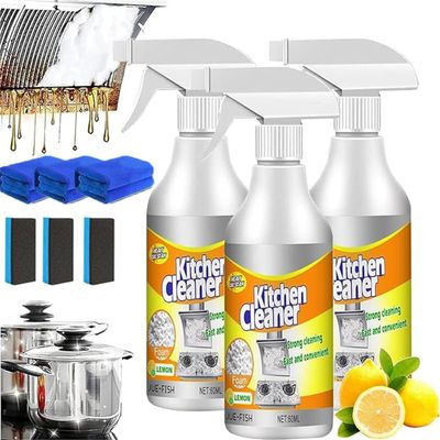 Sciasi Kitchen Foam Cleaner, Multi-Purpose Grease Cleaner, 3-Piece Set