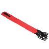 equlup Horse Tail Bag, 7.5 x 70 cm, Waterproof, Breathable, Fleece Material, Tail Protection with Fringes (Red) view 1