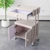 Beauty Salon Storage Cart with Drawer and Double-Door Cabinet view 3