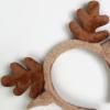 TEBIEKOY Reindeer Antler Headband with Deer Ears, Brown, 11.3 x 20 cm view 3