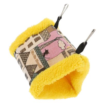 TOGEVAL Hanging Birdhouse with Cotton Hammock