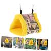 TOGEVAL Hanging Birdhouse with Cotton Hammock view 2
