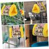 TOGEVAL Hanging Birdhouse with Cotton Hammock view 3