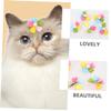 BELLIFFY 10-Piece Flower-Shaped Hair Clips for Dogs view 4