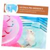 TOGEVAL Guinea Pig Hideout House with Ladder for Hamsters and Small Pets view 3