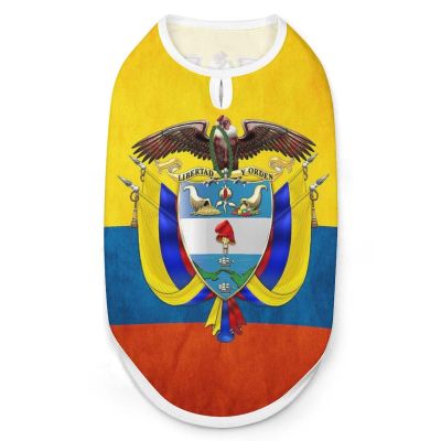 Versatile Dog Vest for Dogs and Cats, Colombia Flag, Size L