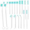 HONMEET 16-Piece Plastic Shower Cleaning Brushes with Lightly Ridged Bristles for Effective Grout Cleaning view 1