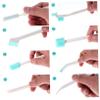 HONMEET 16-Piece Plastic Shower Cleaning Brushes with Lightly Ridged Bristles for Effective Grout Cleaning view 3