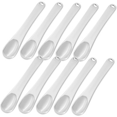 HONMEET 10-Piece Silver Alloy Skin Care Spatulas