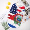 Versatile Pet Vests for Dogs and Cats with USA and Costa Rica Flags, Size S view 3