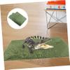 BESPORTBLE Reptile Carpet for Turtles and Reptiles, 2-Piece Cotton Terrarium Liner, Washable and Heat-Insulating view 3