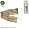 SENSLY Microwaveable Neck Support with Ceramic Beads, Taupe view 3