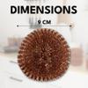 6 Copper-Coated Pot Scrubbers, 9 cm view 2