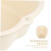 3-Piece Plastic Foot Bath Basin Set for Home view 2
