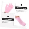 MUSISALY Moisturizing Gloves and Socks, 2 Pairs, Yarn, Pink view 2