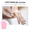 MUSISALY Moisturizing Gloves and Socks, 2 Pairs, Yarn, Pink view 3